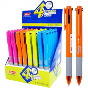 Ручка многоцветная 03-цвета (J OTTEN) Флюо арт.6147(551)