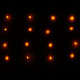 Гирлянда электрическая для дома занавес Бахрома 2,5*0,6м 48LED цвет желтый (светлый провод) 4режимов арт.196-089