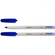 Ручка шариковая непрозрачный корпус  (PIANO) синяя, масляная, игла 1мм трехгранная белый перламутр арт.PT-1159