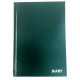 Ежедневник А5 недатированный Attomex"Orion" зеленый белая бумага 70 г/м?, печать в 1 краску, твердая обложка из бумвинила, тиснение фольгой, 1 ляссе, 160 листов арт.2034395 (Ст.24)