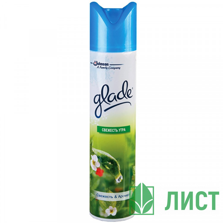 Освежитель Glade 300мл Свежесть утра  (Ст.12)