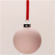 Шар пластик 08см матовый цв.пудровый 131 арт.РШ2131