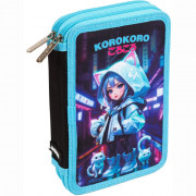 Пенал 2 отделения deVENTE 210х140х52мм Корокоро (Korokoro) арт.7012503