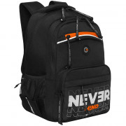 Рюкзак для мальчиков (Grizzly) арт.RB-354-4/2 черный-оранжевый 28х39х19 см