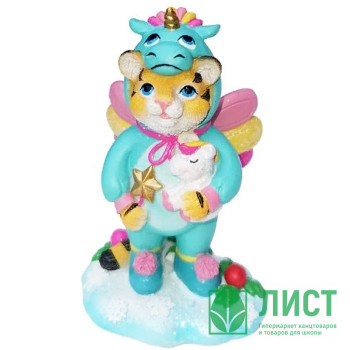 Украшение декор.подвеска фигурка &quot;Тигр в костюме дракона&quot; 09см арт.87568 Украшение декор.подвеска фигурка "Тигр в костюме дракона" 09см арт.87568