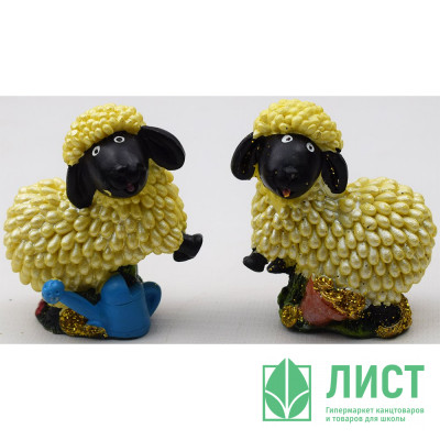 юСтатуэтка СИМВОЛ ГОДА &quot;Жемчужная Овечка&quot; 06см арт.587391 юСтатуэтка СИМВОЛ ГОДА "Жемчужная Овечка" 06см арт.587391