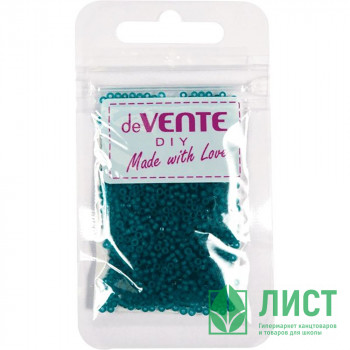 Бисер круглый 2мм 10гр (deVENTE) Frosted полупрозрачный бирюзовый арт.8001368 Бисер круглый 2мм 10гр (deVENTE) Frosted полупрозрачный бирюзовый арт.8001368