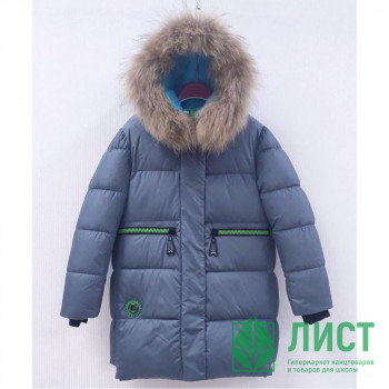 Куртка зимняя для девочки (MULTIBREND) арт.dux-290-4 цвет синий Куртка зимняя для девочки (MULTIBREND) арт.dux-290-4 цвет синий