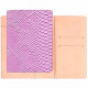 Обложка для паспорта кожзам Clair розовая, отдел для визиток deVENTE арт.1030010