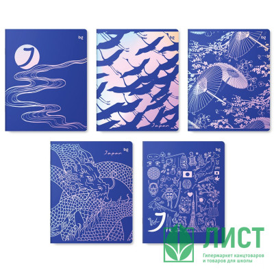 Тетрадь А5 клетка 48 листов скоба второй блок (BG) Синий цвет ассорти арт.Т5ск48 62687 Тетрадь А5 клетка 48 листов скоба второй блок (BG) Синий цвет ассорти арт.Т5ск48 62687