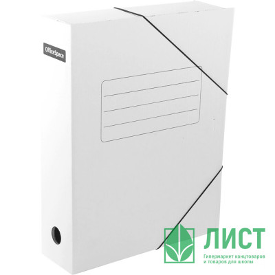 Короб архивный А4 г/карт 75мм белый на резинке арт.158548 (Ст.10) Короб архивный А4 г/карт 75мм белый на резинке арт.158548 (Ст.10)