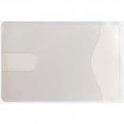 Карман для пластиковых карт самоклеящийся "deVENTE" 65x98 мм, матовый ПВХ 300 мкм, на телефон, 1 отделение, прозрачный, 2 шт в упаковке арт.1120303