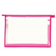 Папка школьная для тетрадей А4 на молнии (Оникс) Розовый арт ПТ-850