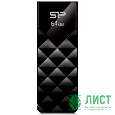 Флеш диск 64GB USB 2.0 Silicon Power Ultima U03 черный Флеш диск 64GB USB 2.0 Silicon Power Ultima U03 черный