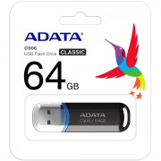 Флеш диск 64GB USB 2.0 A-DATA Classic C906, черный