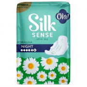 Прокладки Ола! Silk Sense 10шт Ultra Night Ромашка (Ст.20)
