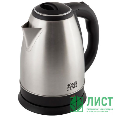 Чайник металлический 1.8л Homestar HS-1010, 1500Вт, черный Чайник металлический 1.8л Homestar HS-1010, 1500Вт, черный