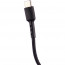 Кабель Defender F181, USB 2.0 (AM) - Type C, 1метр, 2.4А, нейлоновая оплетка, чёрный - 
