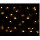 Гирлянда электрическая уличная сетка 2*3м 384LED цвет белый теплый (светлый провод) 8режимов арт.183-0010