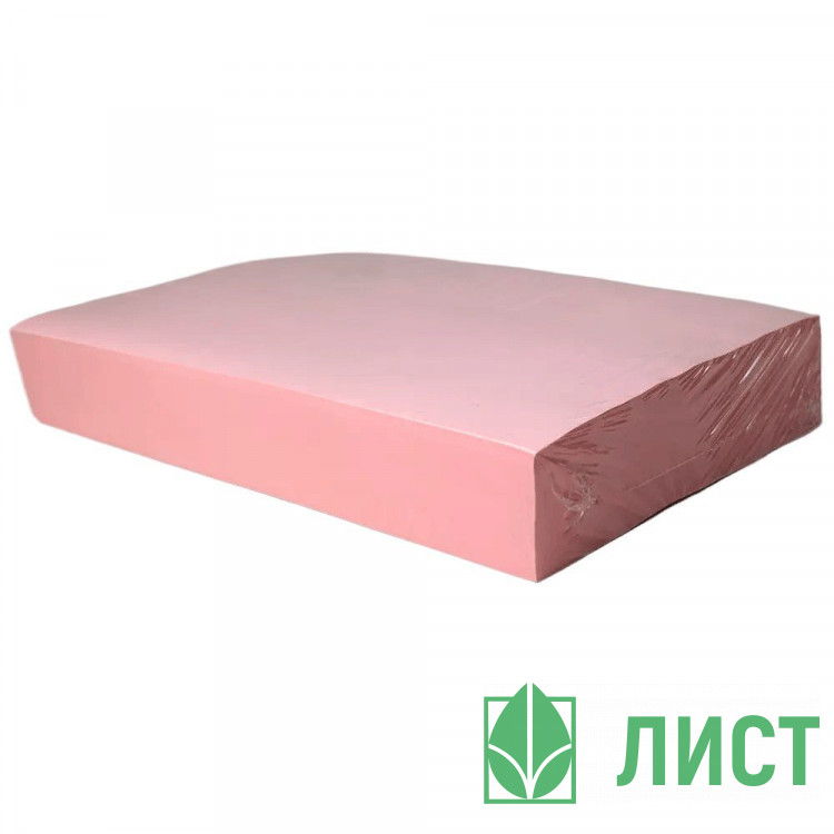 Бумага цветная А4 500л пастель розовый 80г/м2