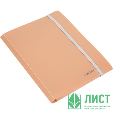 Папка на резинке А4 65мм пластик 0,35мм пудрово розовый deVENTE sigNATURE  арт.3070500 Папка на резинке А4 65мм пластик 0,35мм пудрово розовый deVENTE sigNATURE  арт.3070500