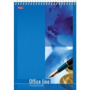 Блокнот А5 мягкая обложка на гребне 60 листов (Hatber) Office Line арт 60Б5В1сп