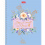 Тетрадь А5 клетка 48 листов на гребне (Hatber) Floral dreams матовая ламинация 3D фольга ассорти арт.48Т5лофВ1гр - 