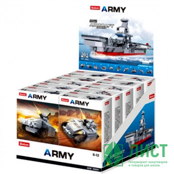 Конструктор пластиковый Военная техника (Sluban) ассортимент арт.M38-B0661 Конструктор пластиковый Военная техника (Sluban) ассортимент арт.M38-B0661