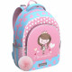 Рюкзак для девочки школьный (ErichKrause) ErgoLine Pastel Princess розовый 28x39x14 см арт.56780