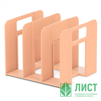 Вертикальный накопитель 3 секции  ErichKrause Techno Pastel Bloom персиковый арт.61494 (Ст.1) Вертикальный накопитель 3 секции  ErichKrause Techno Pastel Bloom персиковый арт.61494 (Ст.1)