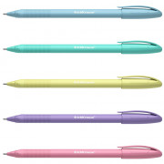 Ручка шар. н/проз.корп. (ErichKrause) U-108 Pastel синий, 1мм, игла арт.58110 (Ст.50)