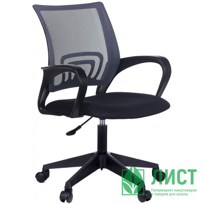 Кресло для оператора пластик/сетка Бюрократ черный/серый CH-695NLT Кресло для оператора пластик/сетка Бюрократ черный/серый CH-695NLT