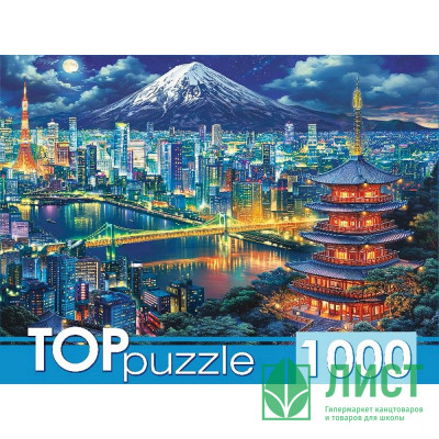 Пазл 1000 элементов TOPpuzzle Ночной Токио РК арт.Ф1000-9462 Пазл 1000 элементов TOPpuzzle Ночной Токио РК арт.Ф1000-9462