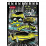 Блокнот А7 мягкая обложка на гребне 40 листов (Hatber) Авто чемпион клетка ассорти арт.40Б7В1гр - 