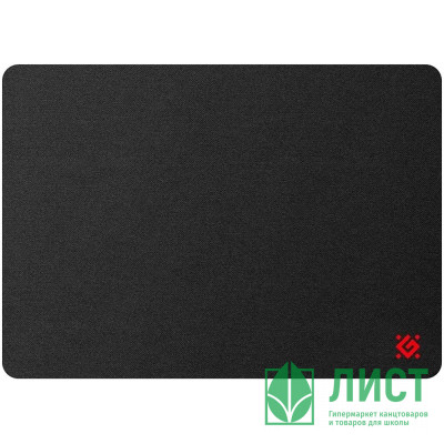 Коврик для мыши игровой Defender Black S 250*350*3 мм, ткань+резина Коврик для мыши игровой Defender Black S 250*350*3 мм, ткань+резина