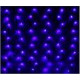 Гирлянда электрическая уличная сетка 2*3м 384LED цвет синий (светлый провод) 8режимов арт.183-0011
