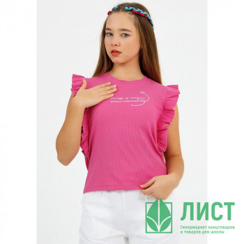 Топ для девочки артикул DMB 2971 размерный ряд 34/134-44/164 цвет фуксия Топ для девочки артикул DMB 2971 размерный ряд 34/134-44/164 цвет фуксия