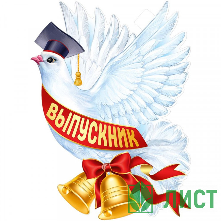 ВЫПУСКНОЙ Плакат Голубь Выпускник арт.22,174,00