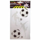 Набор светоотражающих наклеек (deVENTE) Football серебристо-белые 190х110 мм арт.9083202