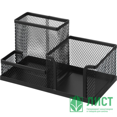 Подст. д/канц. принад. металлическая Attache 3 отделения черная арт.1824456/1408083 Подст. д/канц. принад. металлическая Attache 3 отделения черная арт.1824456/1408083