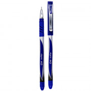)Ручка шариковая автомат DIGNO 4G  пластиковый корпус  резиновый упор "COMFY" синяя/масло/игла 0,7мм арт.DG-10129 (Ст.10)