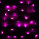 Гирлянда электрическая для дома точечная 7,5м 80LED цвет розовый (зеленый провод) 8режимов арт.183-818