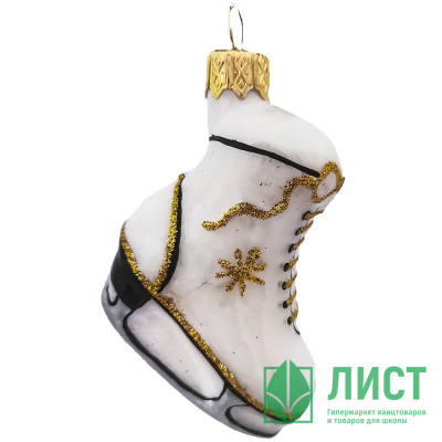 Украшение на ёлку стекло 05см &quot;Конек&quot; п/у арт.ФУ-628 Украшение на ёлку стекло 05см "Конек" п/у арт.ФУ-628