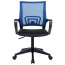 Кресло для оператора пластик/сетка Бюрократ черный/синий CH-695NLT - 