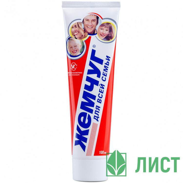 Зубная паста Жемчуг 100 мл Для всей семьи