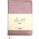 Ежедневник недатированный "deVENTE. Barbara" A5 (145 ммx205 мм) 272 стр, кремовая бумага 70 г/м², печать в 2 краски, твердая обложка из искусственной кожи с поролоном, закругленные уголки, перфорация, 2 ляссе, в термоусадочной пленке, розовый