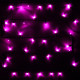 Гирлянда электрическая уличная точечная 11м 120LED цвет розовый (темный провод) 8режимов артемный 183-277