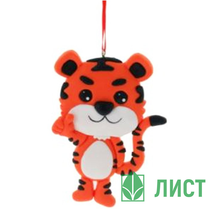 Украшение декоративное "Тигр" 10см арт.761740