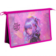 Папка школьная для тетрадей А4 на молнии (deVENTE) Hey Girl арт.8056545