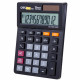 Калькулятор настольный 12 разрядный Deli  149*104*26,6 (EM01320) черный, двойное питание